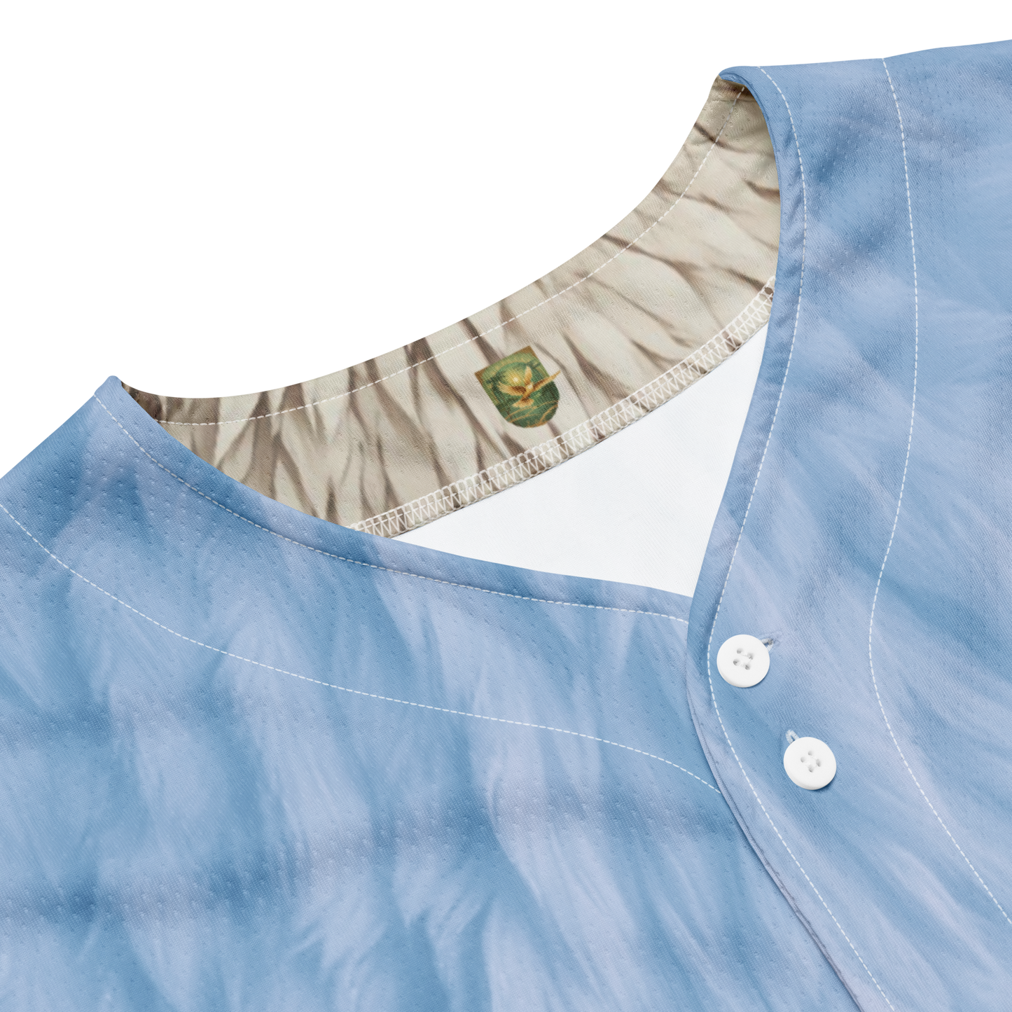 Riviera Blue Dove - Button-Up Performance Shirt