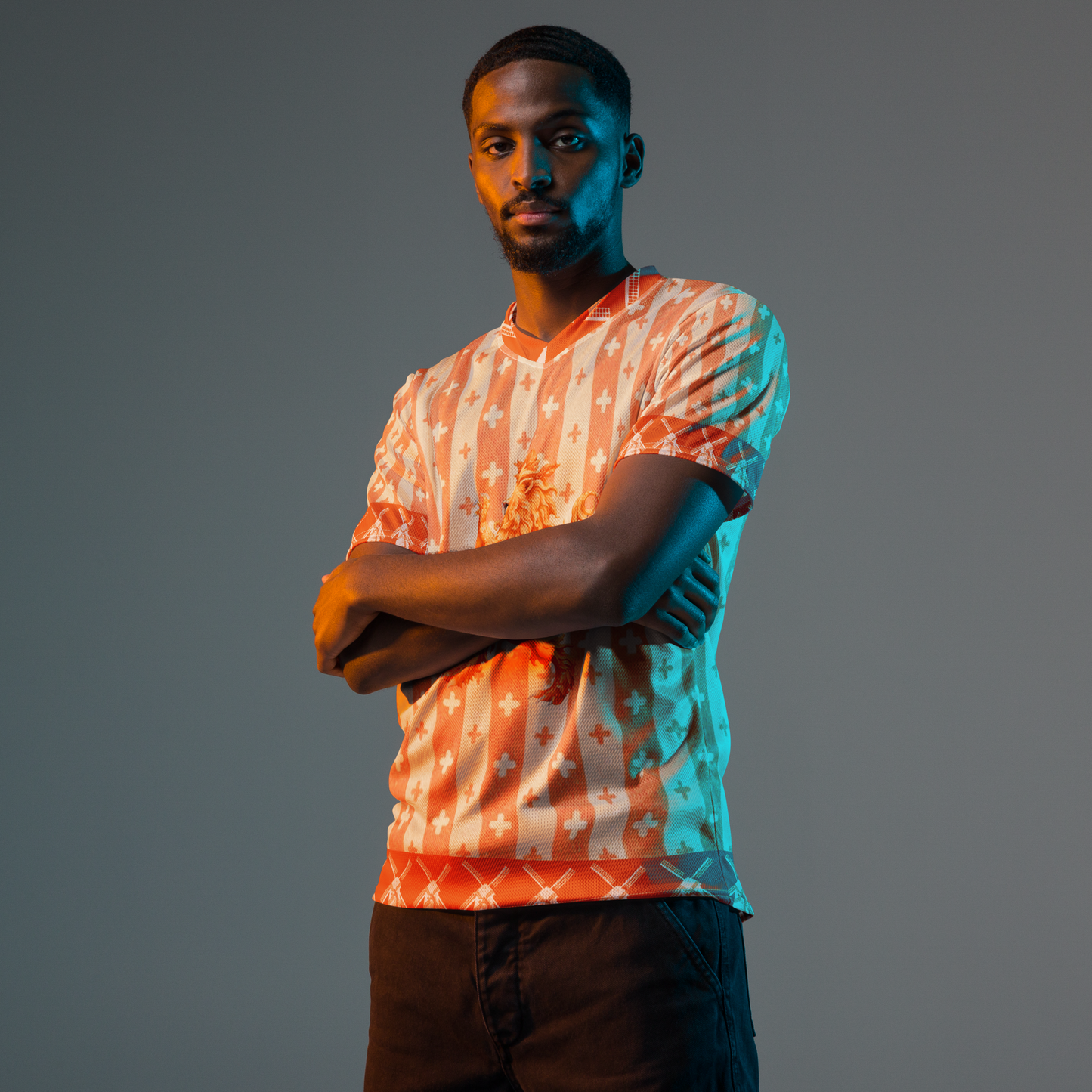 Dovenfield Feathers - Netherlands Orange - Unisex Sport Shirt