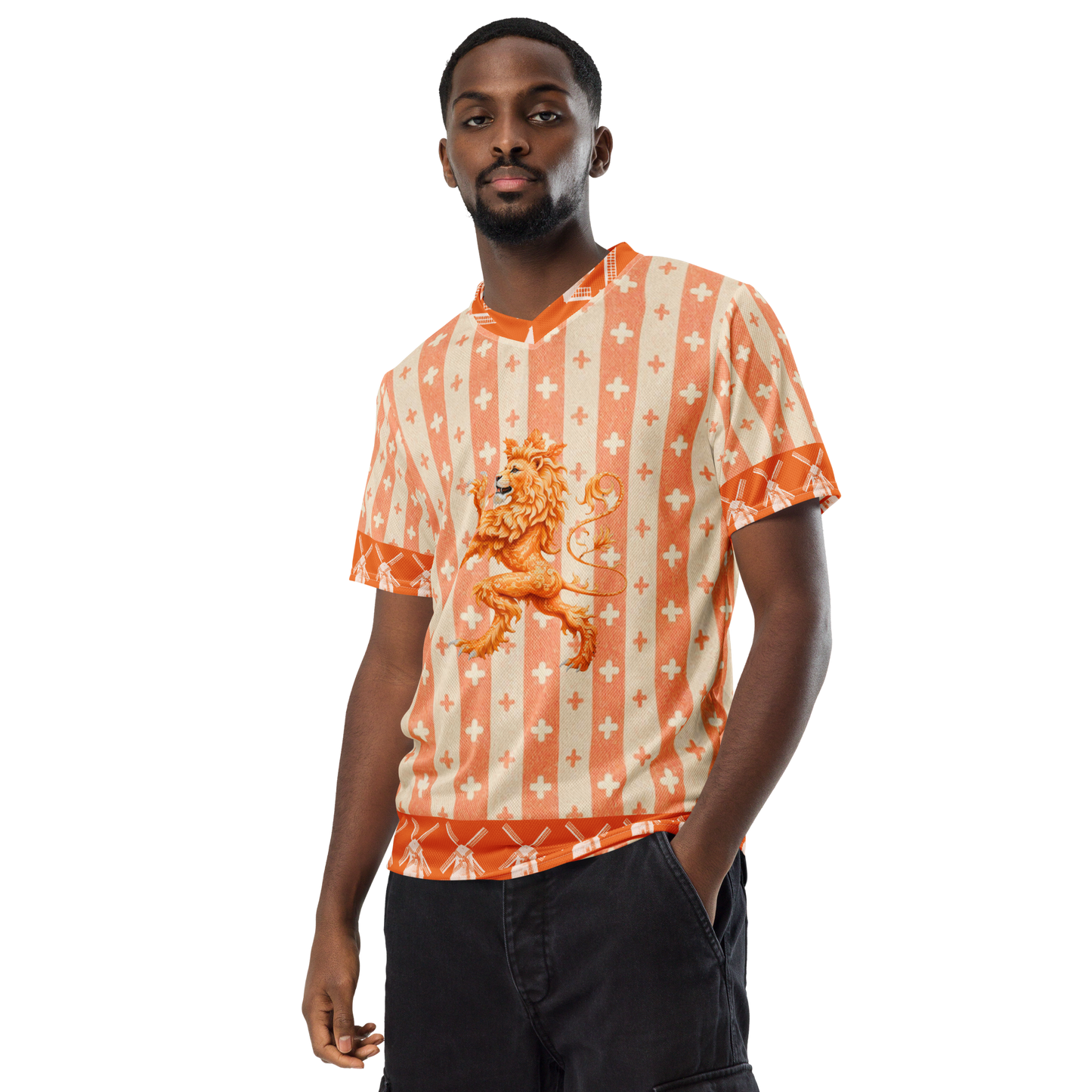 Dovenfield Feathers - Netherlands Orange - Unisex Sport Shirt