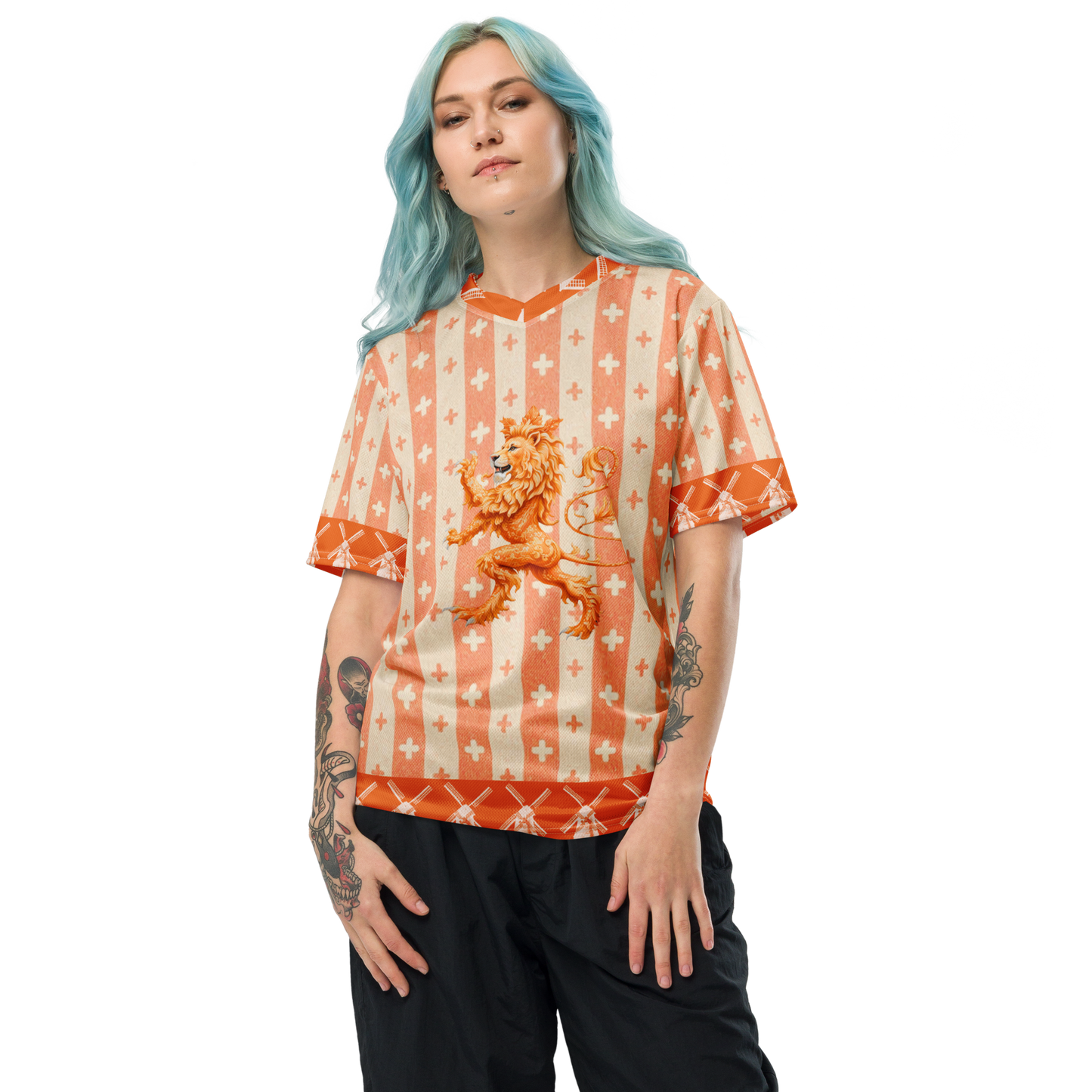 Dovenfield Feathers - Netherlands Orange - Unisex Sport Shirt