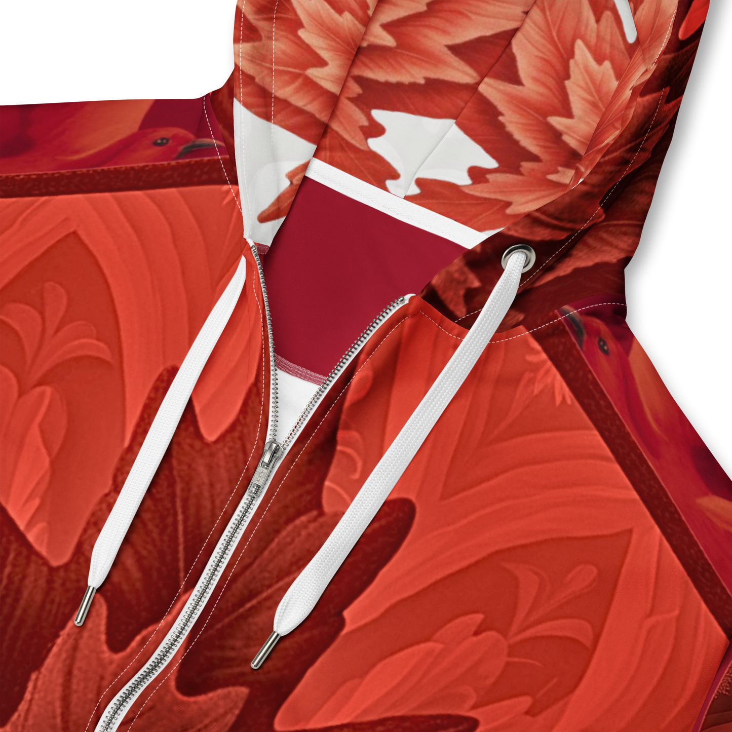 Majestic North Crimson – Zip Hoodie