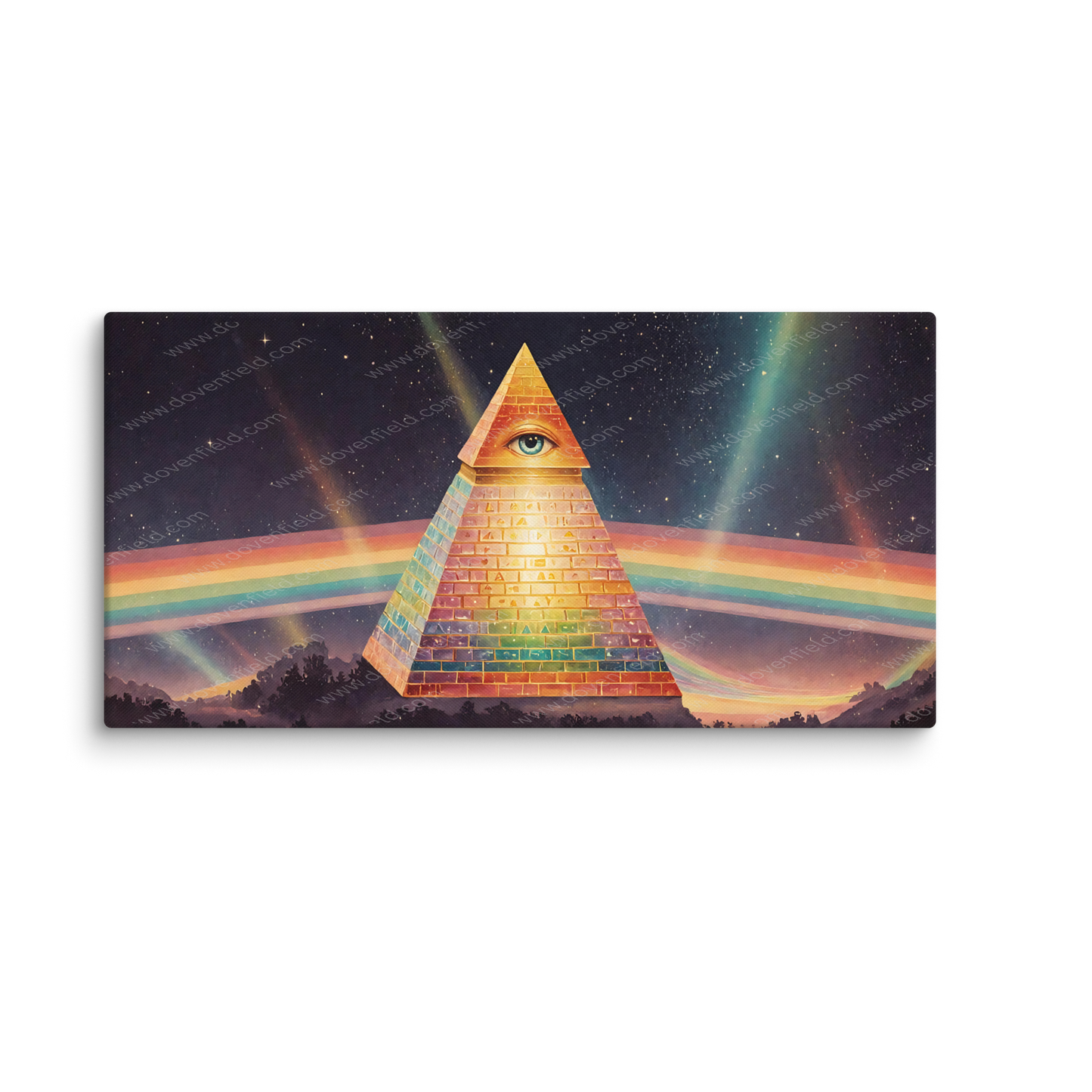 Dovenfield Masonic Isaac Pyramid Canvas - Design #016 - LIMITED EDITION