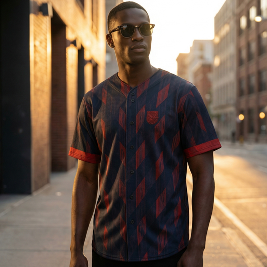 Onyx IV Red - Button-Up Performance Shirt