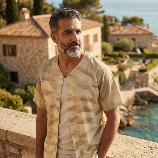 Riviera Dune - Button-Up Performance Shirt