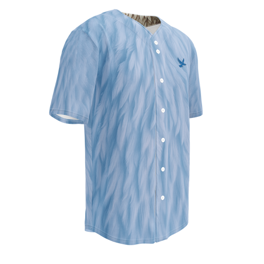 Riviera Blue Dove - Button-Up Performance Shirt