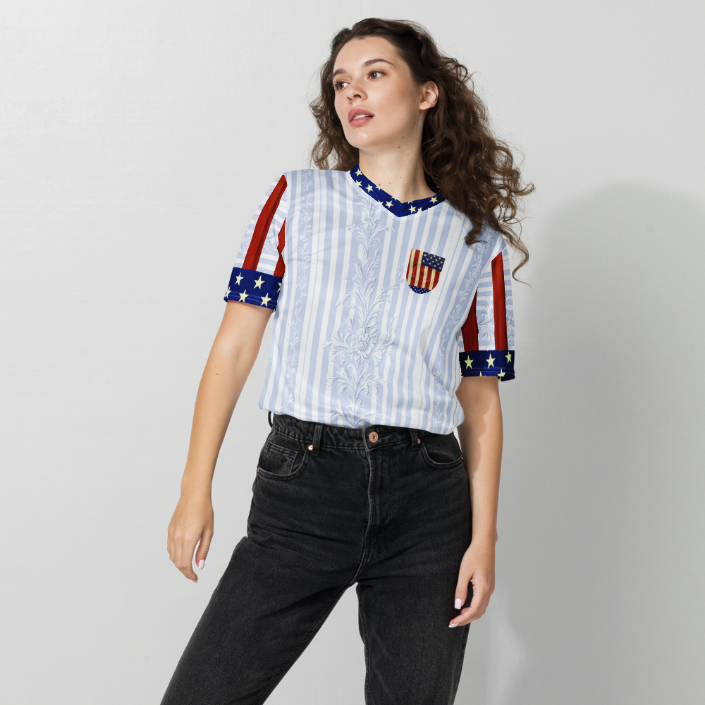 Dovenfield Featherweight – Red, White and Blue Performance Top