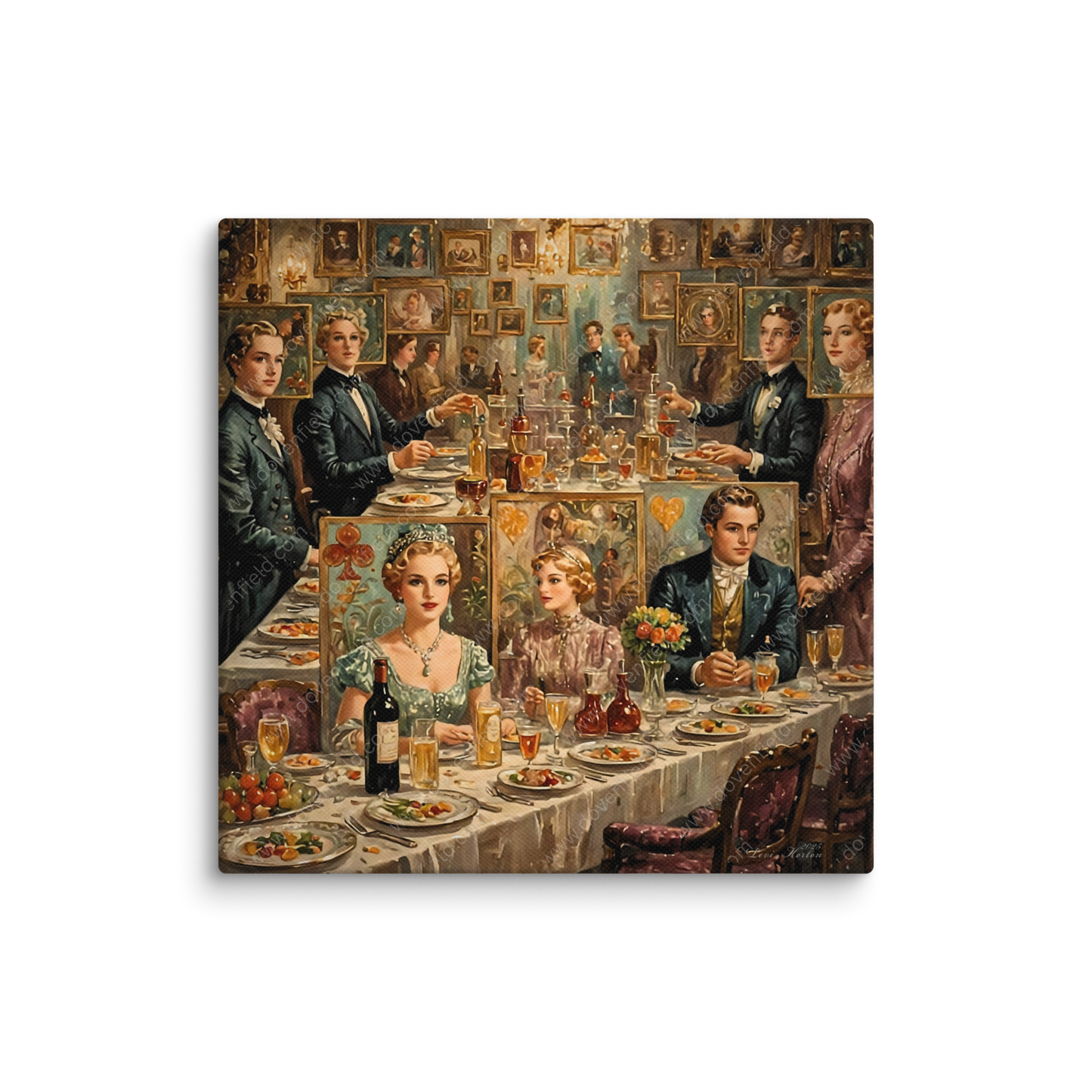 Wine and Dine Canvas #006 - Limited Edition