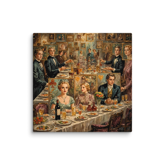 Wine and Dine Canvas #006 - Limited Edition