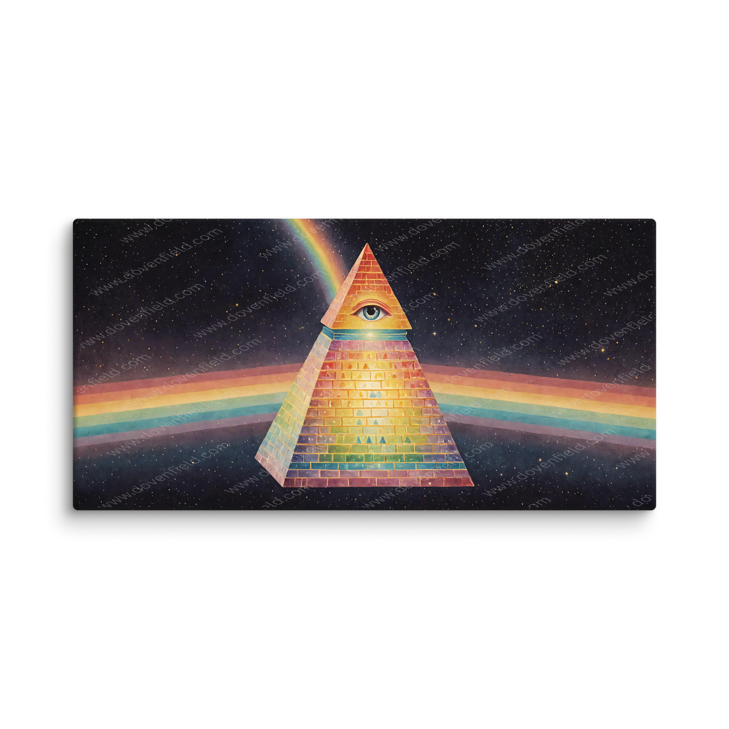 Dovenfield Masonic Isaac Pyramid Canvas - Design #019 - LIMITED EDITION