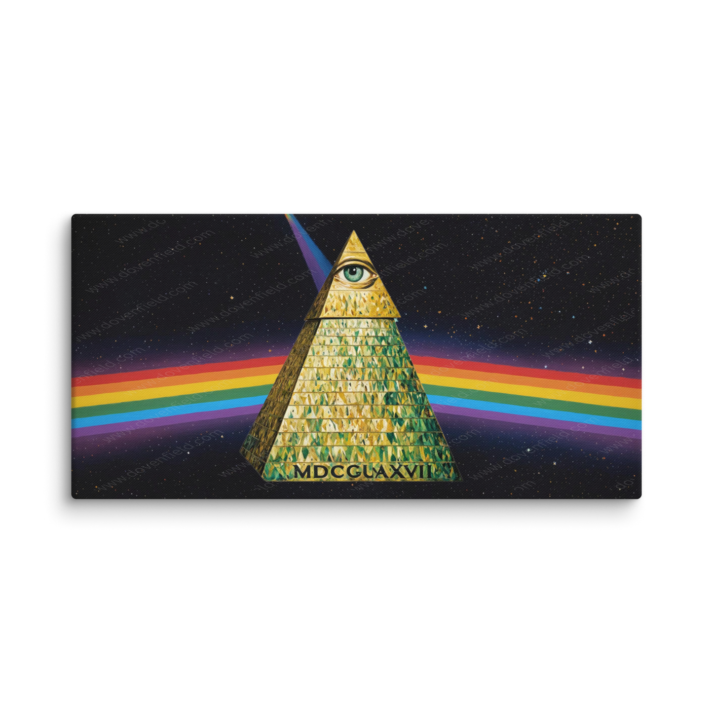 Dovenfield Masonic Isaac Pyramid Canvas - Design #015 - LIMITED EDITION