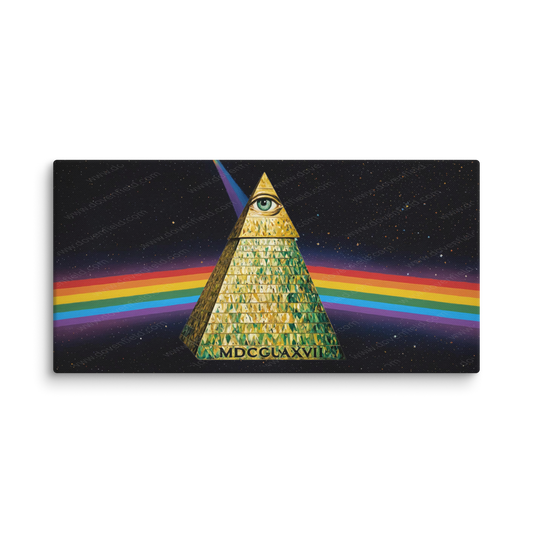 Dovenfield Masonic Isaac Pyramid Canvas - Design #015 - LIMITED EDITION