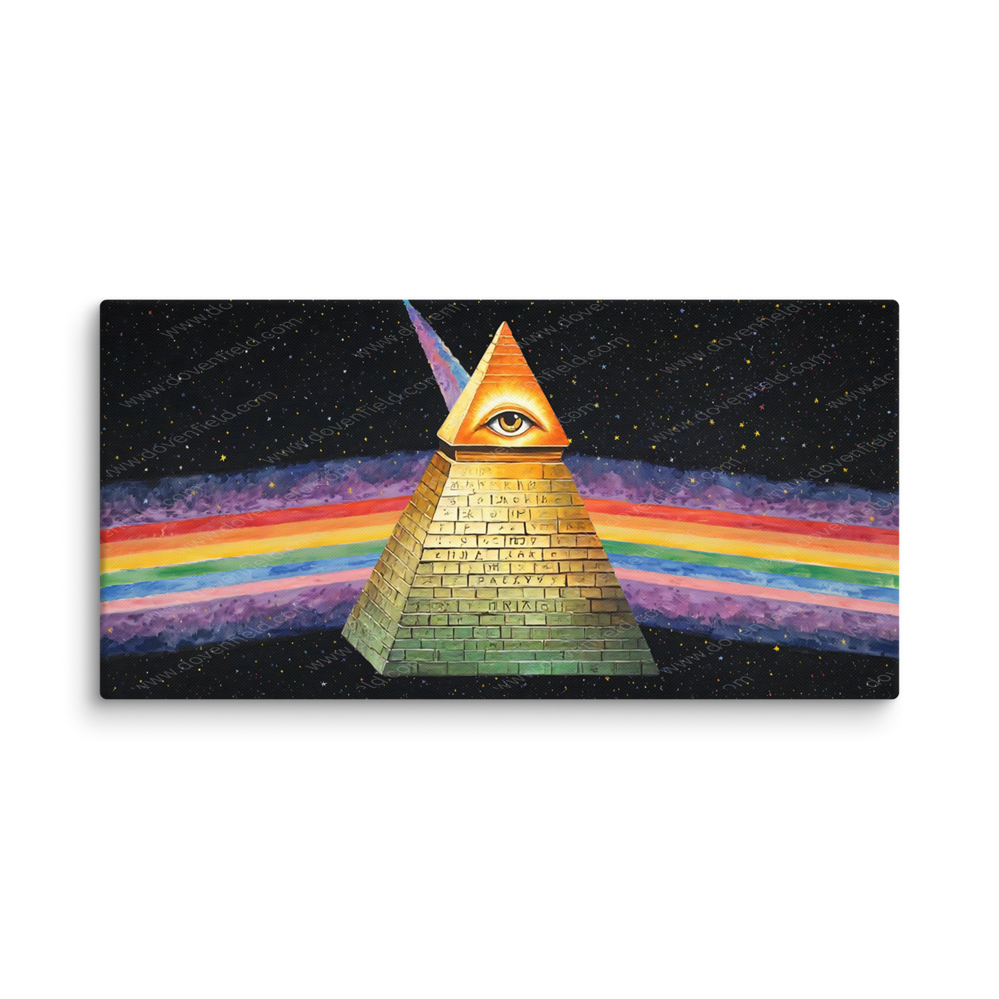 Dovenfield Masonic Isaac Pyramid Canvas - Design #017 - LIMITED DESIGN