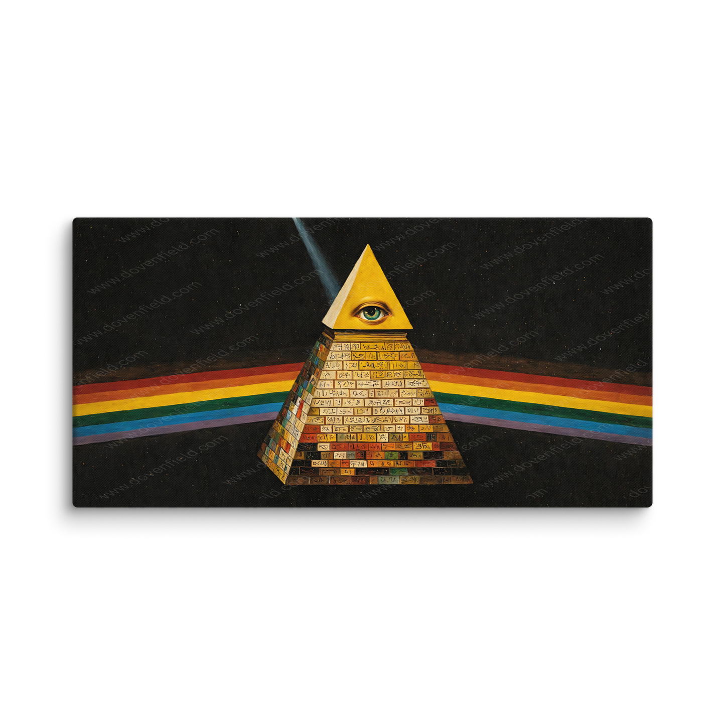 Dovenfield Masonic Isaac Pyramid Canvas - Design #018 - LIMITED EDITION