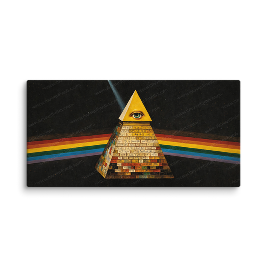 Dovenfield Masonic Isaac Pyramid Canvas - Design #018 - LIMITED EDITION