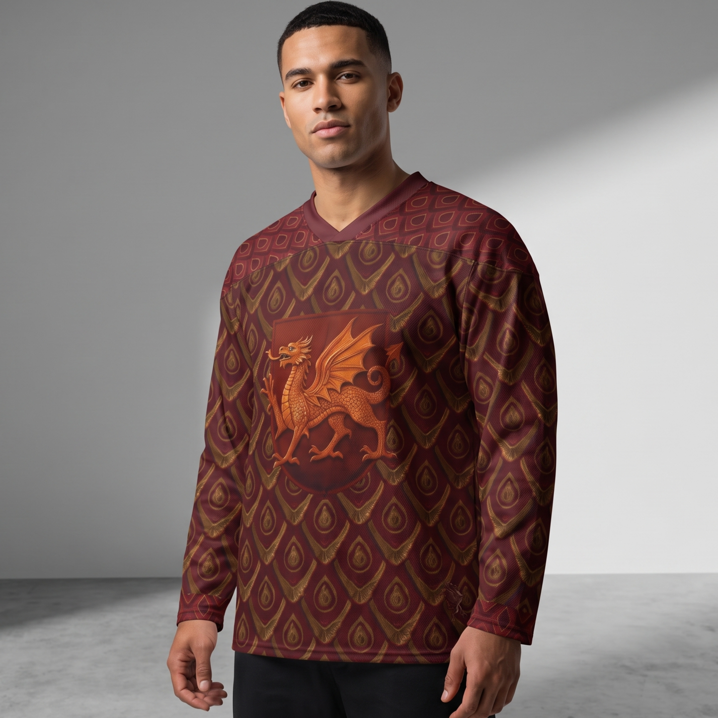 Fantasy Red Dragon - Performance Long Sleeve