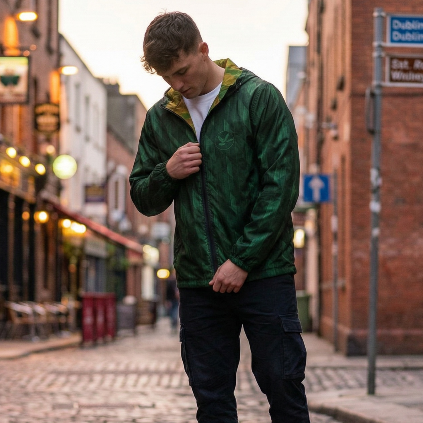 Emerald Realm - Men’s windbreaker