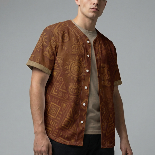 Casa Del Sol Rojo II Rojo - Button-Up Performance Shirt