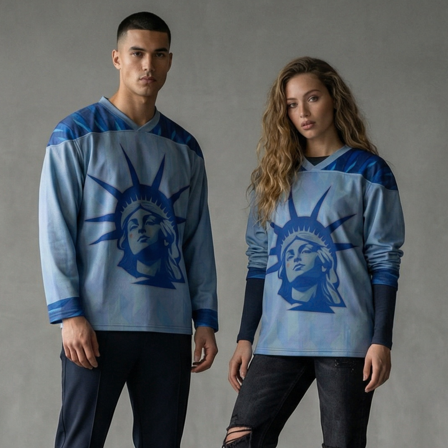 Statue of Liberty Blue - Performance Long Sleeve
