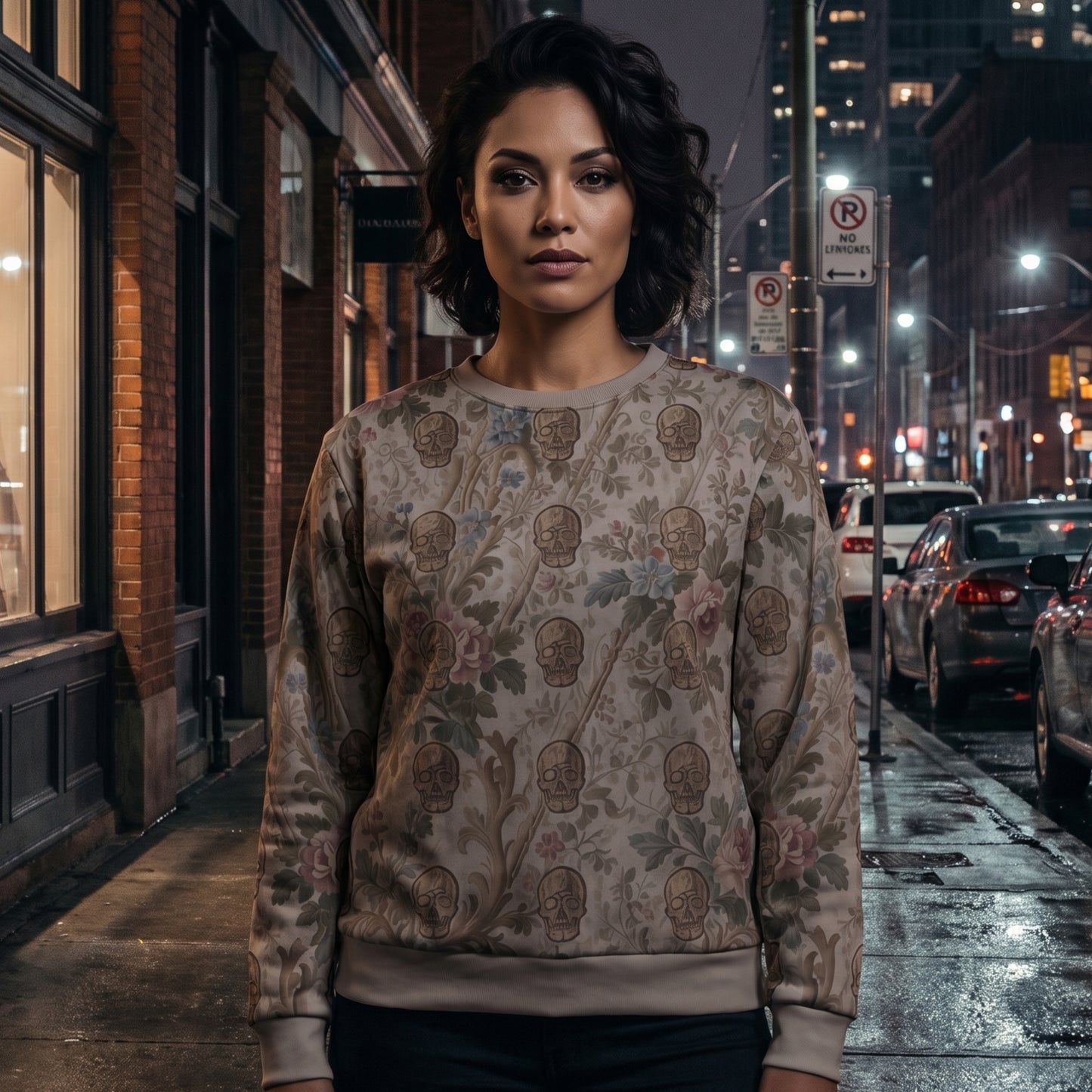 Grey Skull - Sweatshirt