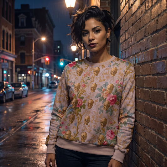 Rose Skull - Sweatshirt