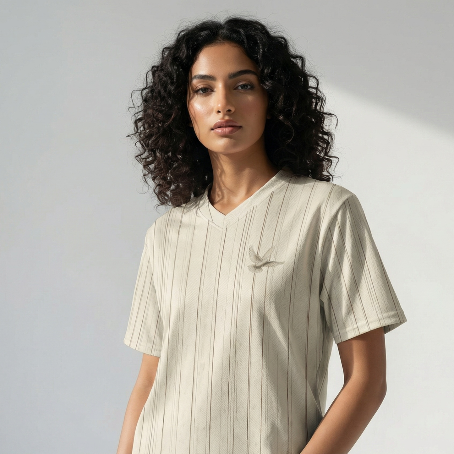 Onyx V Marble Stripes - Featherweight Performance Top