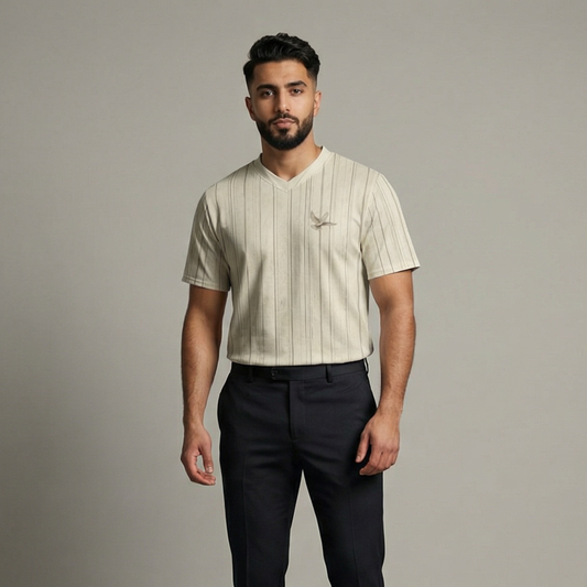 Onyx V Marble Stripes - Featherweight Performance Top