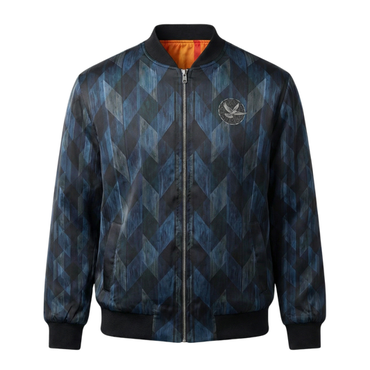 Onyx IV Mango - Reversible Silk Bomber Jacket