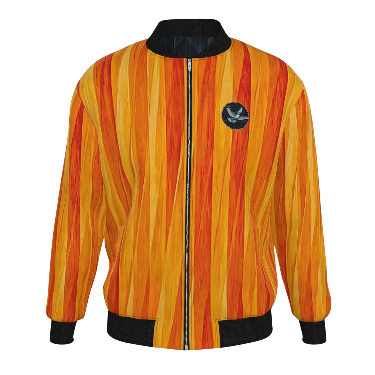 Onyx IV Mango - Reversible Silk Bomber Jacket