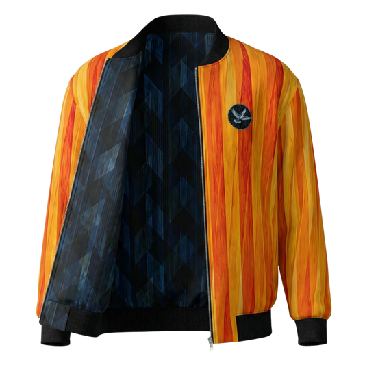 Onyx IV Mango - Reversible Silk Bomber Jacket