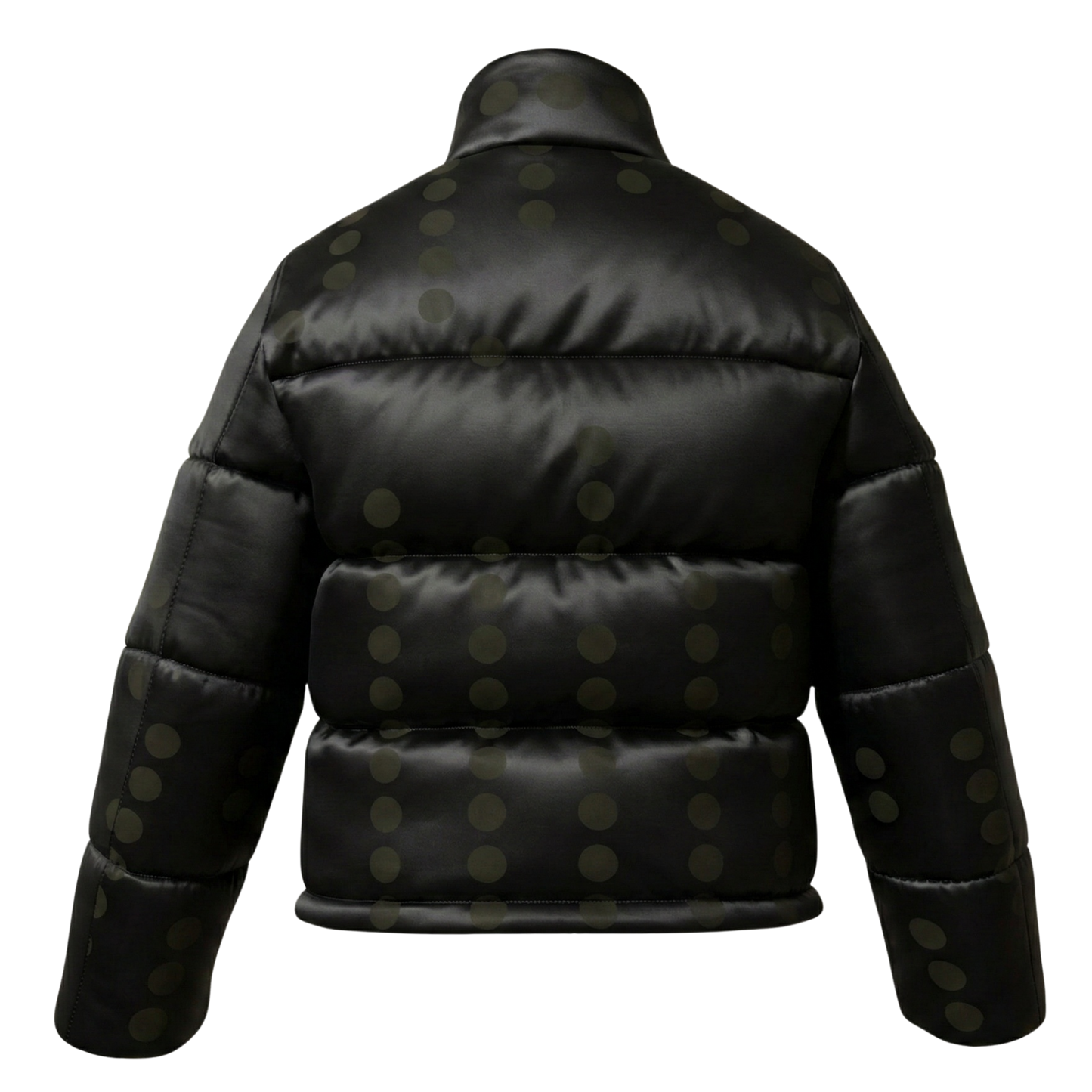 Star Series IV Gold - Premium Silk Satin Puffer Jacket