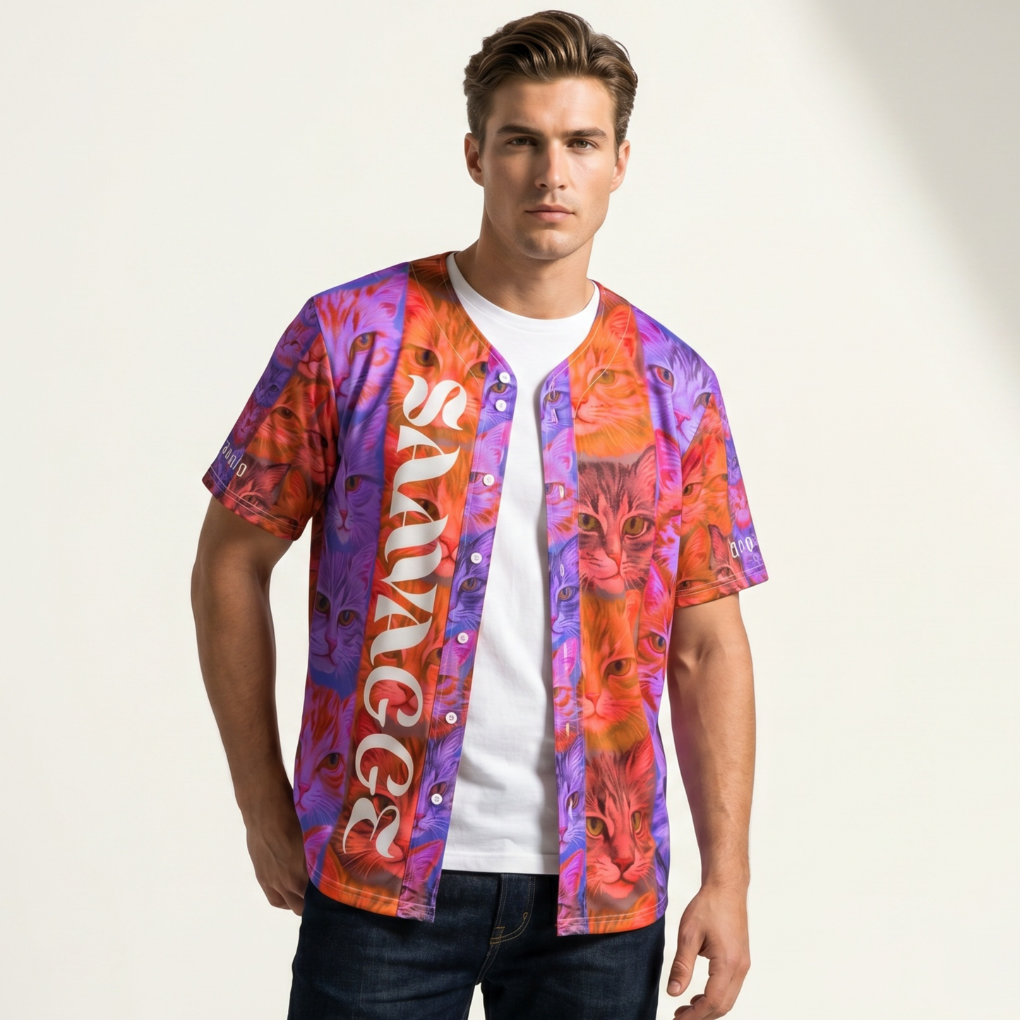Saavagge Summer Bold - Button-Up Shirt