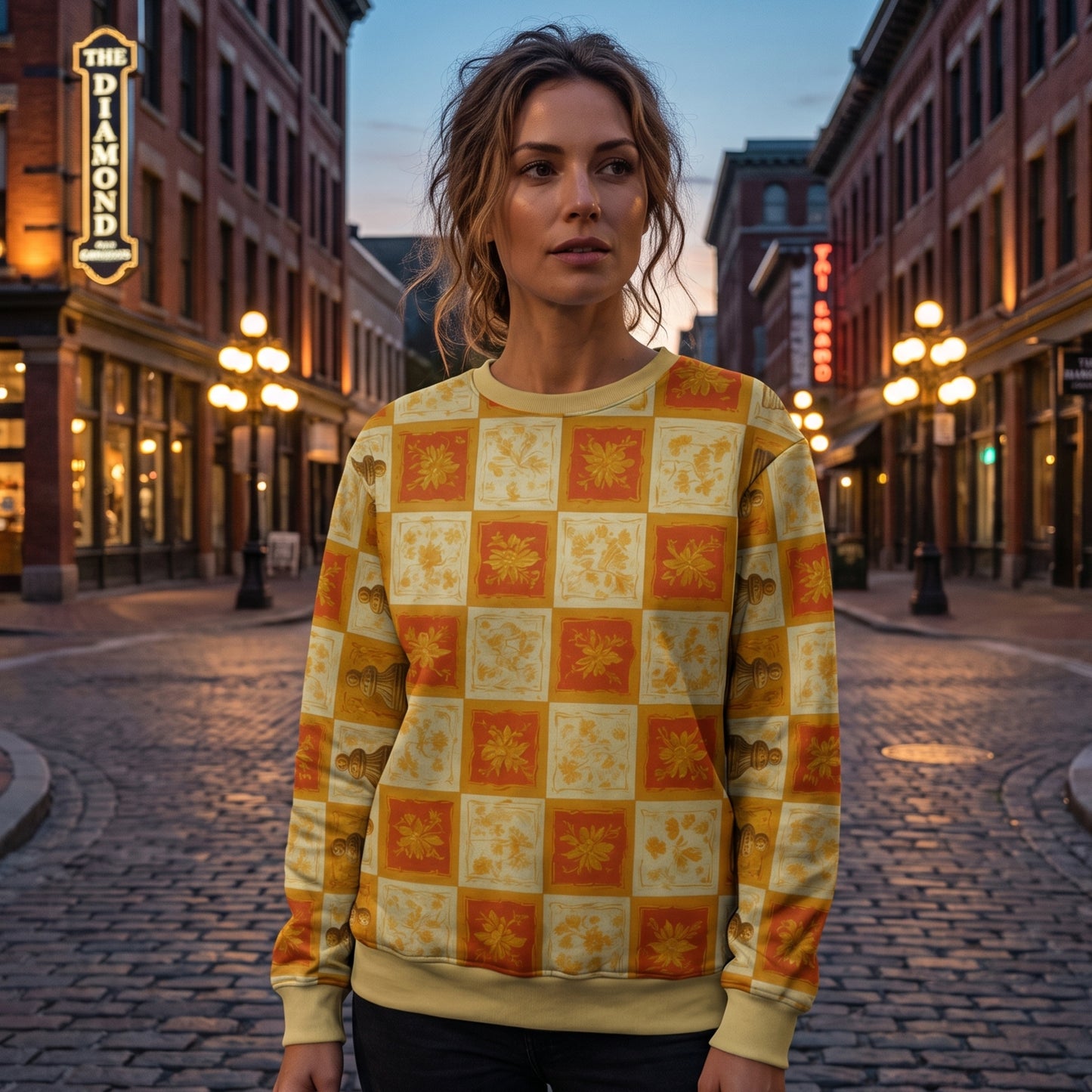 Chessboard Golden Gambit - Sweatshirt