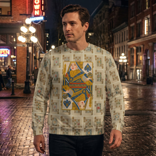 Queen of Spades Ivory Gilt – Sweatshirt